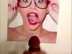 Miley Cyrus cock and cum tribute